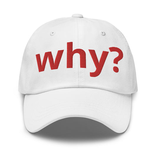 The Why? Dad Hat by Lenfantvivant